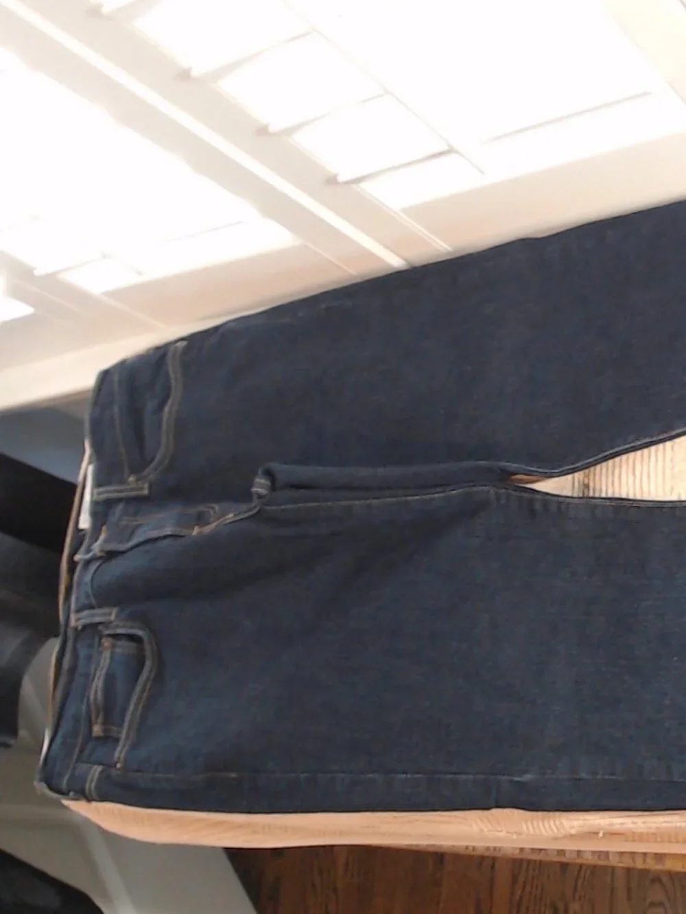 Daniel Cremieux DARK denim men's straight leg jeans 33/30